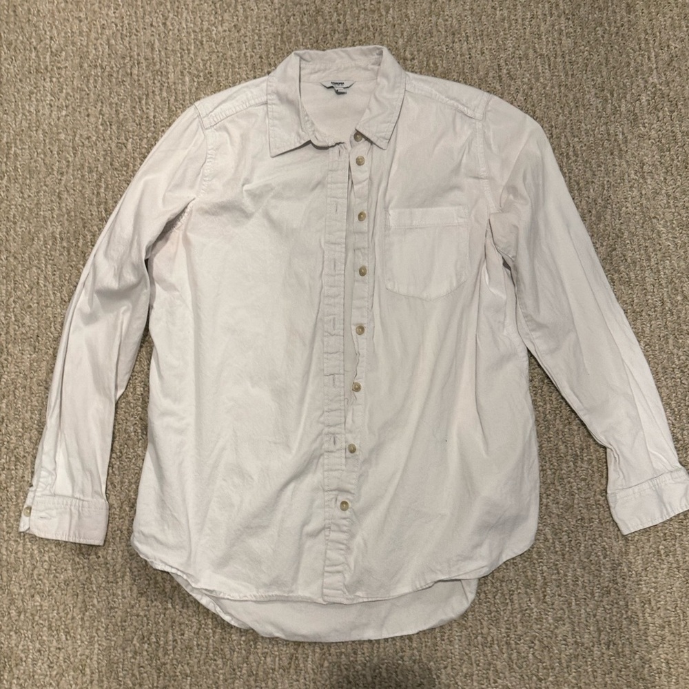 Women’s Sonoma White Oxford Button Down Shirt